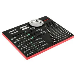 BAHCO Jeu de douilles/clés, module mousse 3/3 Fit&Go -