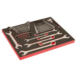 BAHCO Jeu de clés à molette/mixtes/à fourche doubles,