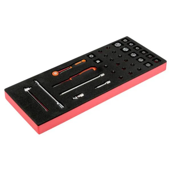 BAHCO Jeu de cliquets à tête ronde et douilles 1/4", module