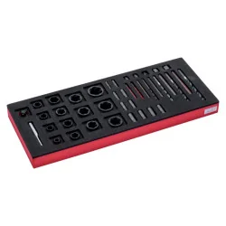 BAHCO Jeu d’extracteurs/douilles, module mousse 1/3 Fit&Go