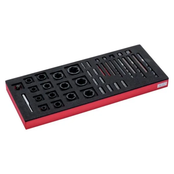 BAHCO Jeu d’extracteurs/douilles, module mousse 1/3 Fit&Go