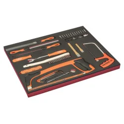 BAHCO Module mousse Fit&Go 3/3, outils de coupe, limes et