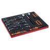 BAHCO Jeu de tournevis/clés, module mousse 3/3 Fit&Go -