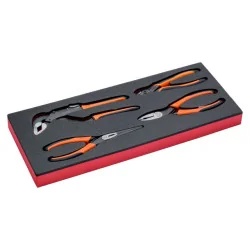 BAHCO Jeu de pinces, module mousse 1/3 Fit&Go - 4&nbsp;pcs