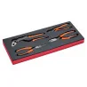 BAHCO Jeu de pinces, module mousse 1/3 Fit&Go - 4&nbsp;pcs