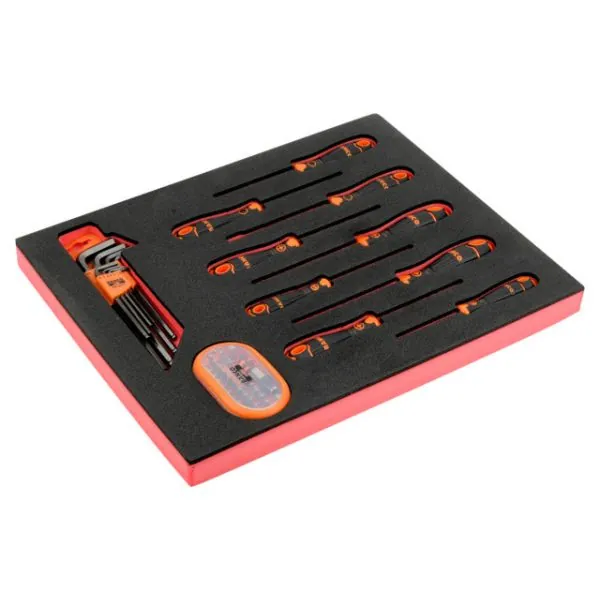 BAHCO Jeu de tournevis/clés mâles 6&nbsp;pans/embouts, module