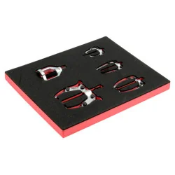 BAHCO Jeu d’extracteurs, module mousse 2/3 Fit&Go - 5&nbsp;pcs
