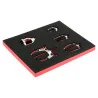 BAHCO Jeu d’extracteurs, module mousse 2/3 Fit&Go - 5&nbsp;pcs