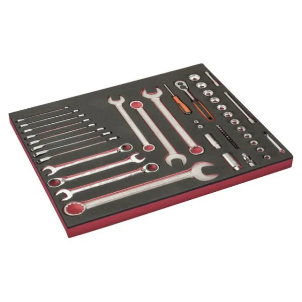 BAHCO Module mousse Fit&Go 3/3, douilles 1/4" & 1/2", clés