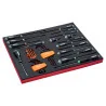 BAHCO Jeu de tournevis/clés mâles/embouts, module mousse