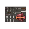 BAHCO Jeu de douilles et clés, module mousse 3/3 Fit&Go -