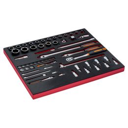 BAHCO Jeu de douilles et cliquets à tête ronde, module