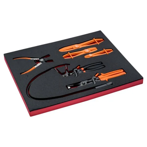 BAHCO Jeu de pinces à collier, module mousse 3/3 Fit&Go - 6