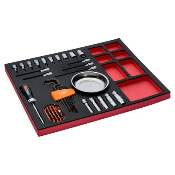 BAHCO Jeu de tournevis/douilles tournevis, module mousse