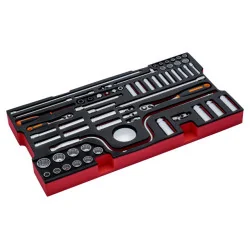 BAHCO Jeu de douilles et clés, module mousse pour