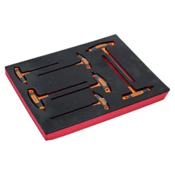BAHCO Jeu de tournevis TORX® avec manche en T, module