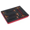 BAHCO Jeu de tournevis TORX® avec manche en T, module