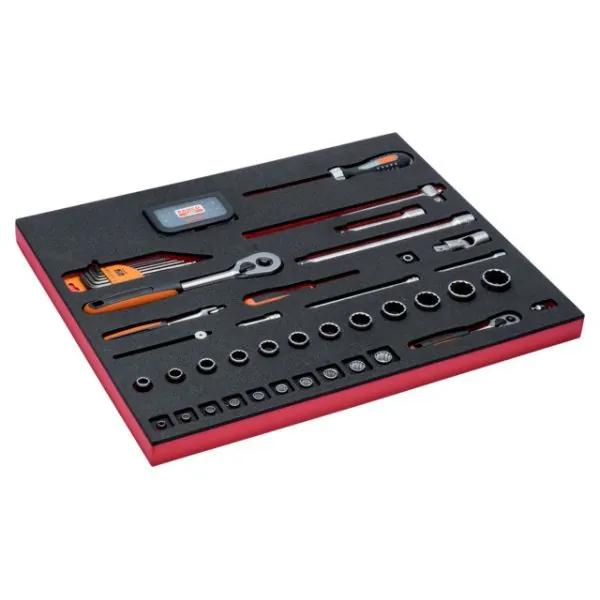 BAHCO Jeu de clés/embouts, module mousse 3/3 Fit&Go -