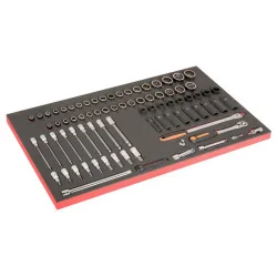 BAHCO Module mousse pour servante 40", douilles 1/2"