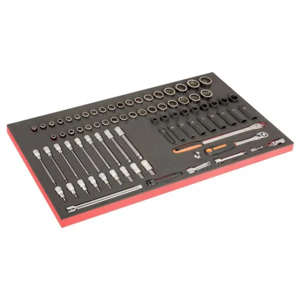 BAHCO Module mousse pour servante 40", douilles 1/2"
