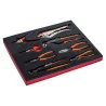 BAHCO Jeu de ciseaux et pinces, module mousse 2/3 Fit&Go -