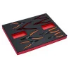 BAHCO Jeu de pinces à circlips, module mousse 2/3 Fit&Go -