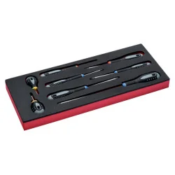 BAHCO Jeu de tournevis pour vis à fente/Phillips/Pozidriv,