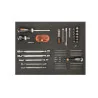 BAHCO Jeu de tournevis/embouts/douilles, module mousse 3/3