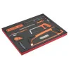 BAHCO Kit d'outils de mesure et de coupe, module mousse 3/3