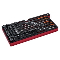 BAHCO Jeu d’outils échelle métrique, module mousse pour nos