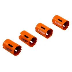 BAHCO Coffret de scies trépans Sandflex® bimétal, pack de 4