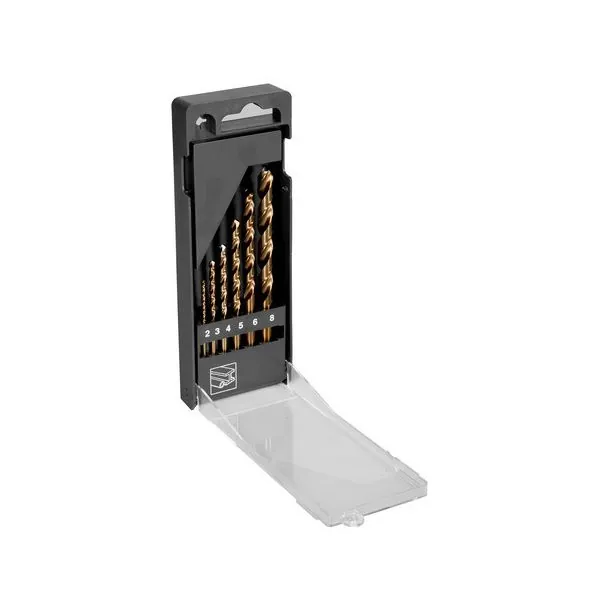 BAHCO Jeu de forets HSS-E en cobalt pour métal - 6&nbsp;pcs
