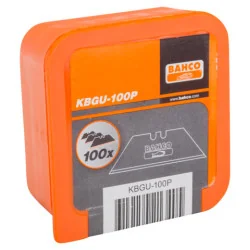 BAHCO Lames trapézoïdales pour cutters - 100&nbsp;pcs KBGU-100P