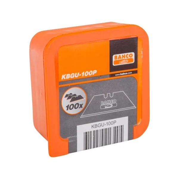 BAHCO Lames trapézoïdales pour cutters - 100&nbsp;pcs KBGU-100P