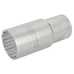 BAHCO Douille longue 1/2" avec profil 12&nbsp;pans de 26&nbsp;mm,