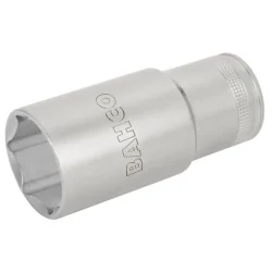 BAHCO Douille longue 1/2" avec profil hexagonal de 18&nbsp;mm,