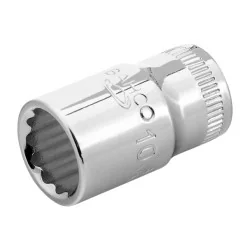 BAHCO Douille 1/4" avec profil 12&nbsp;pans de 9&nbsp;mm A6700DM-9