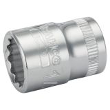BAHCO Douille 3/8" avec profil 12 pans de 17/32"