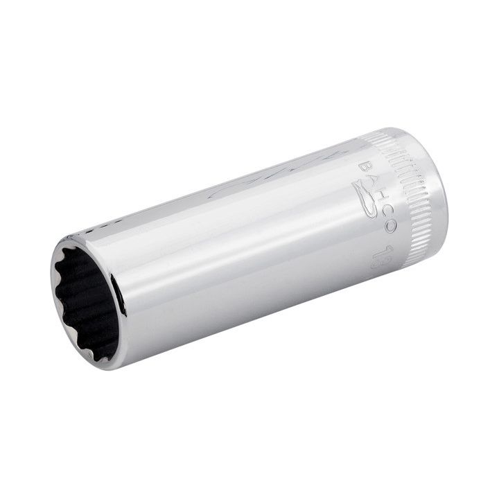 BAHCO Douille longue 1/4" avec profil 12 pans de 9 mm,