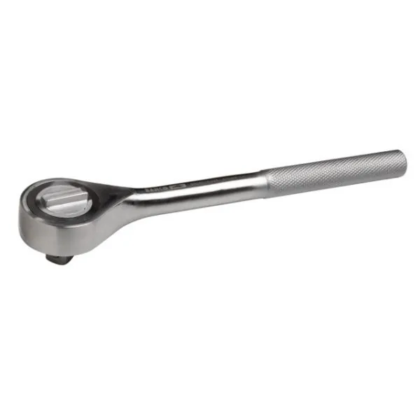 BAHCO Cliquet réversible 1/4" en acier inoxydable, 200&nbsp;mm